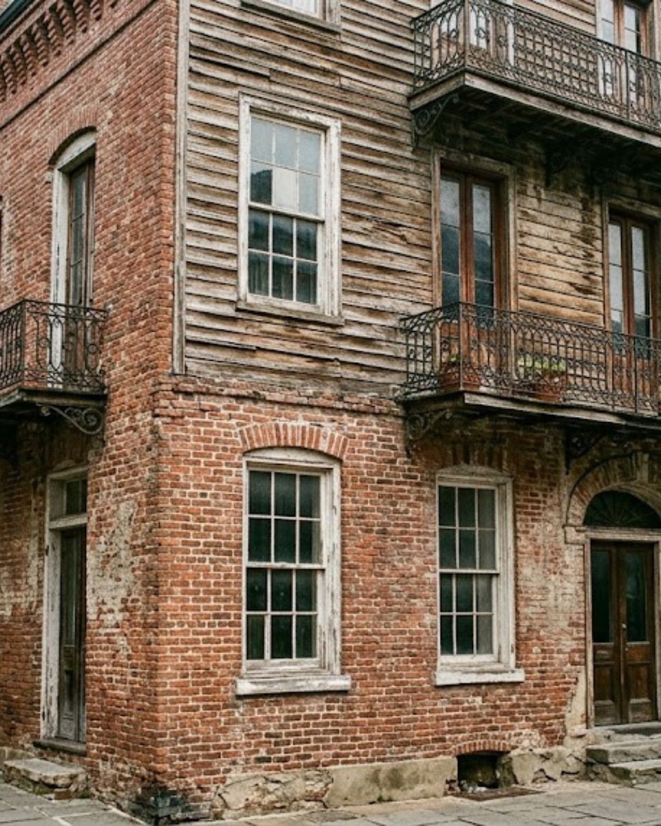 Historic home rodent control — weep holes in century-old Waco brick masonry being screened