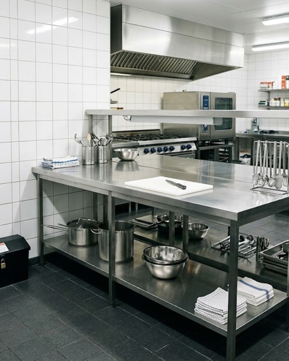 Restaurant rodent control — commercial kitchen baseboard inspection in Waco food-service property